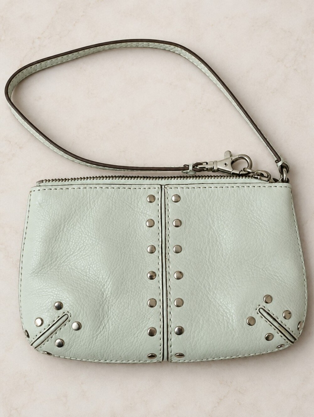 Michael Kors Leather wristlet with studs